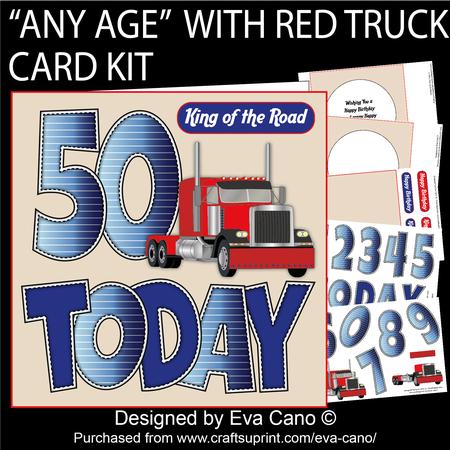 'any Age' with Red Truck Card Kit