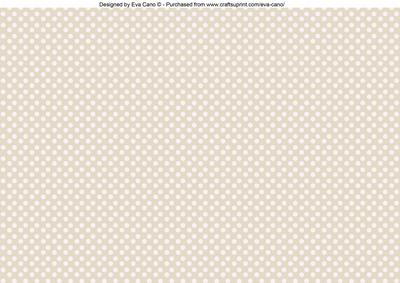 Oatmeal with Very Pale Pink Polka Dots Background