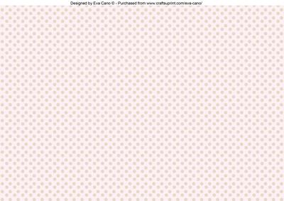 Very Pale Pink with Oatmeal Polka Dots Background