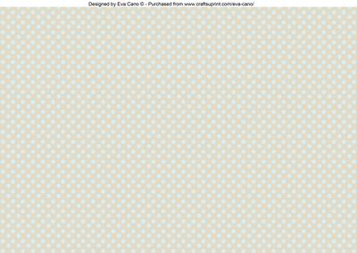 Oatmeal with Very Pale Turquoise Polka Dots Background