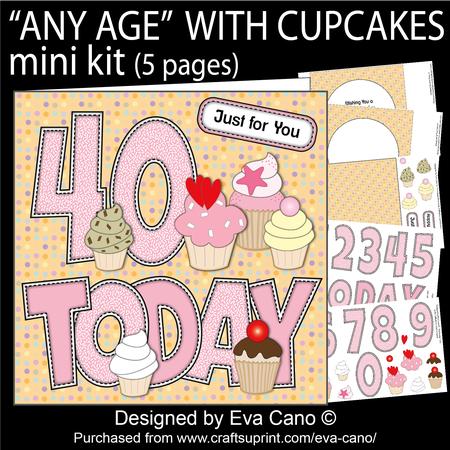 'any Age' with Cupcakes Mini Kit