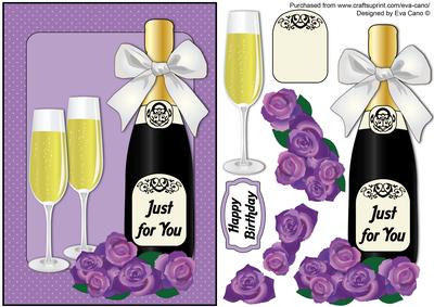Purple Roses & Bubbly