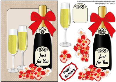 Red Flowers & Bubbly