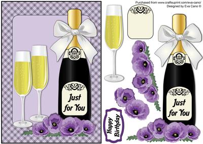 Purple Poppies & Bubbly