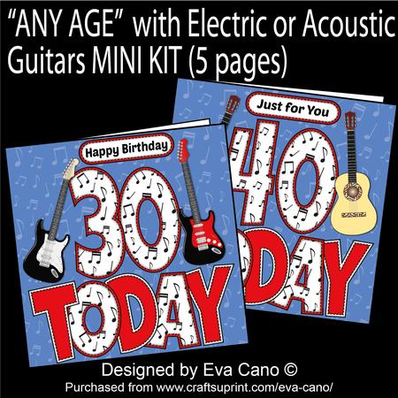 'any Age' with Electric or Acoustic Guitars Mini Kit