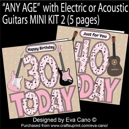 'any Age' with Electric or Acoustic Guitars Mini Kit 2