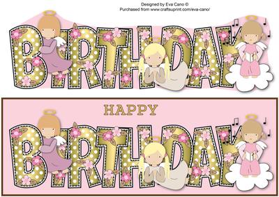 Little Angels Birthday Large Dl 2