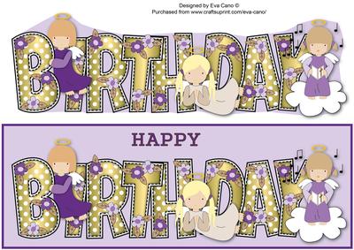 Little Angels Birthday Large Dl 3