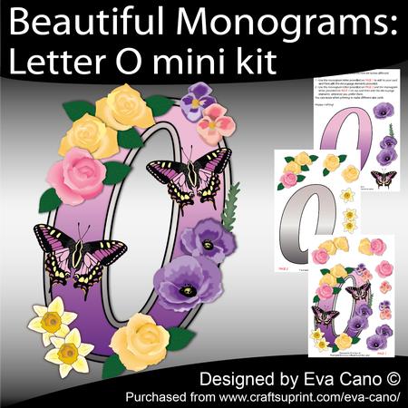 Beautiful Monograms: Letter O Mini Kit