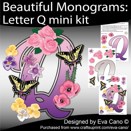 Beautiful Monograms: Letter Q Mini Kit