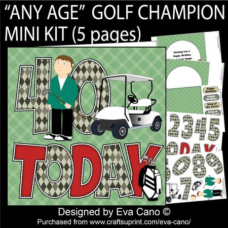 'any Age' Golf Champion Mini Kit