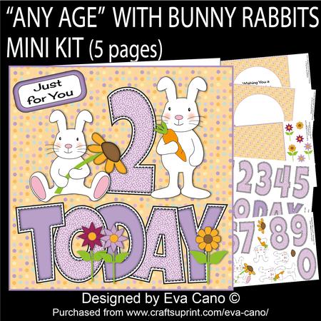 'any Age' with Bunny Rabbits Mini Kit