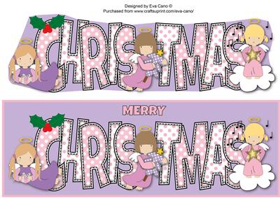 Christmas Angels Christmas Large Dl