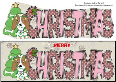Kosmo the Dog Christmas Large Dl