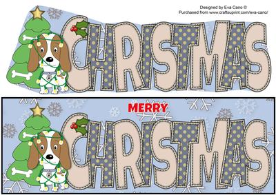 Kosmo the Dog Christmas Large Dl 3