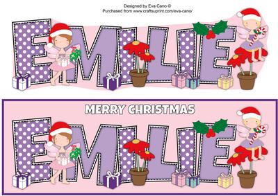 Christmas Fairies Emilie Large Dl