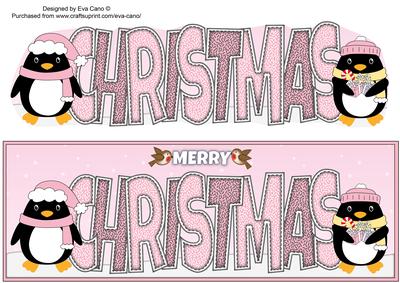 Christmas Penguins Christmas Large Dl