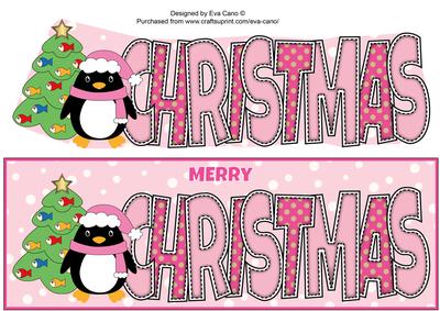 Eddie the Penguin Christmas Large Dl