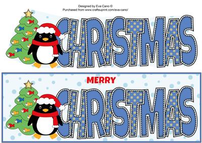 Eddie the Penguin Christmas Large Dl 2