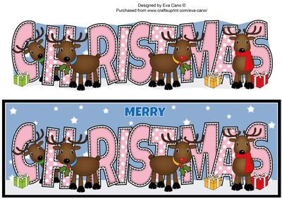 Rudolf & Friends Christmas Large Dl 3