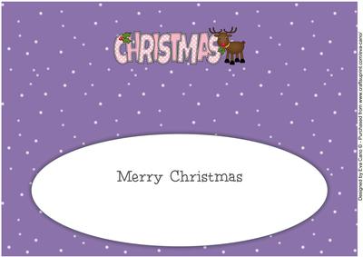 Rudolf the Red Nose Reindeer Christmas Large Dl 2 Insert