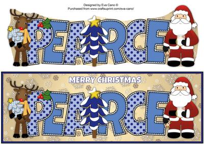 Cookies for Santa and Rudolf Pearce Large Dl