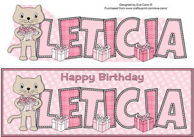 Max the Cat Leticia Large Dl