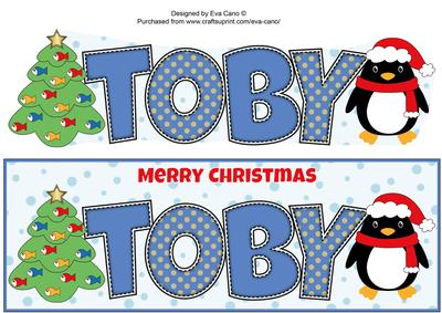 Eddie the Penguin Toby Large Dl