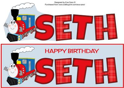 Terry the Train Seth Large Dl
