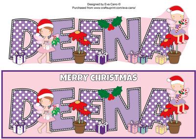 Christmas Fairies Deena Large Dl