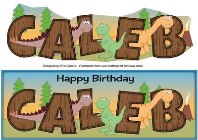 Dinosaurs Caleb Large Dl