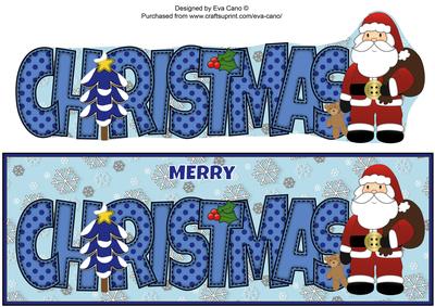 Santa Christmas Large Dl