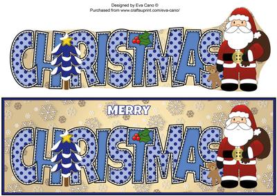 Santa Christmas Large Dl 2
