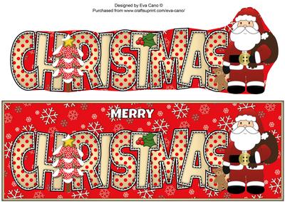 Santa Christmas Large Dl 3
