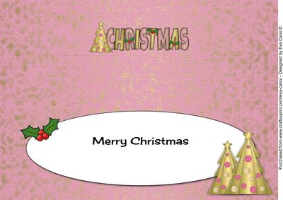 Buttons Christmas Trees Ii Christmas Large Dl Insert