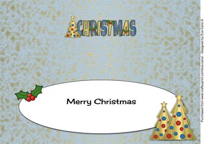 Buttons Christmas Trees Ii Christmas Large Dl 5 Insert