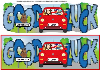 Good Luck at University (female) Large Dl 2
