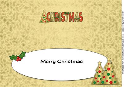 Buttons Christmas Trees Ii Christmas Large Dl 6 Insert
