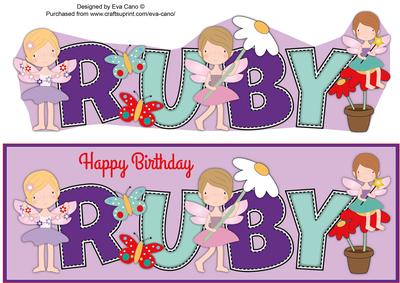 Little Fairies Ruby Large Dl