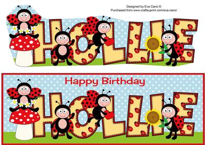 Cute Ladybirds Hollie Large Dl