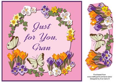 Just for You Blossom 8x8 Quick Card Gran