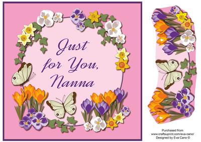 Just for You Blossom 8x8 Quick Card Nanna