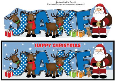 Santa and His Reindeers Jake Large Dl