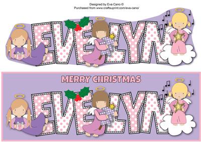 Christmas Angels Evelyn Large Dl