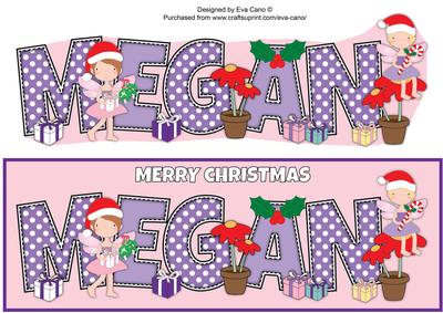 Christmas Fairies Megan Large Dl