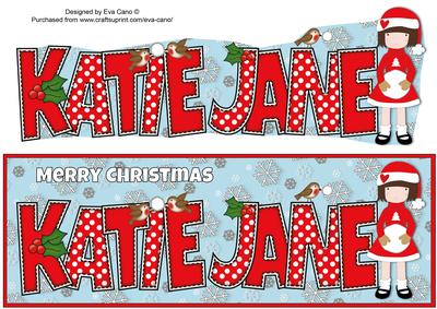 Christmas Girl Katie Jane Large Dl