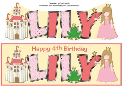 Little Princess Lily 4 Large Dl