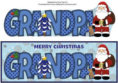 Santa Grandpa Large Dl