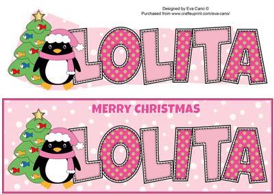 Eddie the Penguin Lolita Large Dl