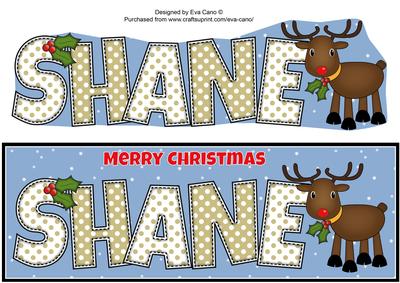 Rudolf the Red Nose Reindeer Shane Large Dl